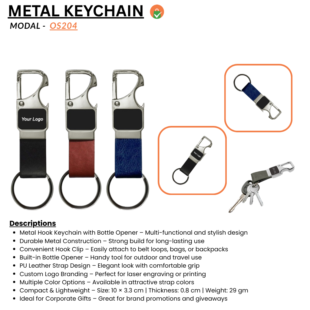 Personalized Opener Keychain – Stylish Bottle Opener Keychain with Name Engraving offistoreindia