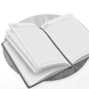 Premium A5 Jute Grey Diary with Card Pocket offistoreindia