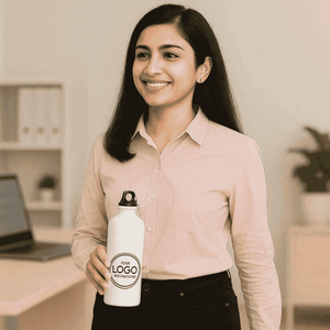 Sipper Aluminum Water Bottle – White (750ml) offistoreindia